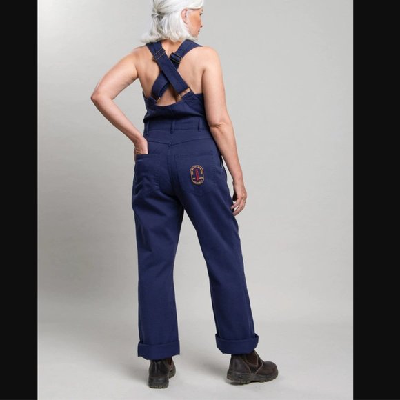 SÜK Workwear Open Front Overalls - Picture 2 of 3